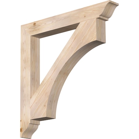 Ekena Millwork Westlake Traditional Smooth Bracket, Douglas Fir, 5 1/2"W x 46"D x 46"H BKT06X46X46WTL01SDF